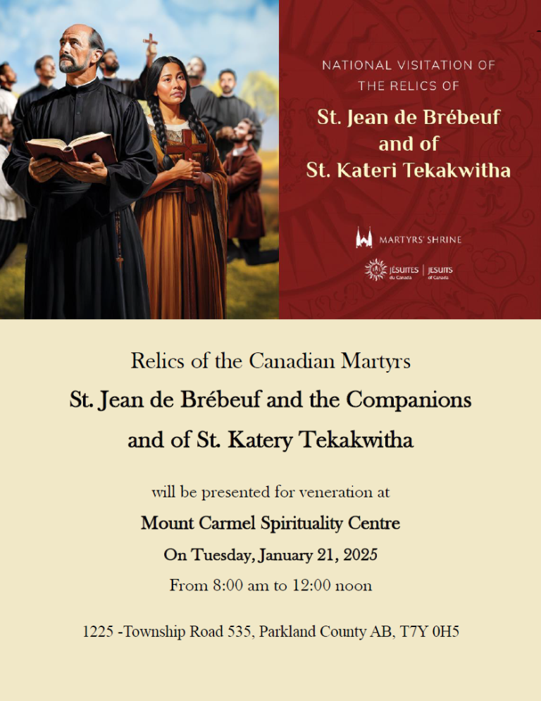 Relics of the Cdn Martyrs at MCSC – Jan. 21st