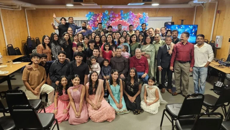 New Year’s get together at Little Flower Monastery, Vancouver